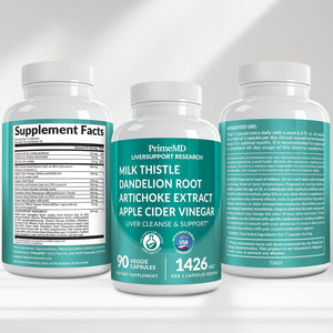 32-in-1 Liver Support with Milk Thistle Supplement – Liver Detox with Silymarin, Artichoke Extract & Beetroot Powder – Comprehensive Wellness Formula for Liver Cleanse - dailyvitalstore