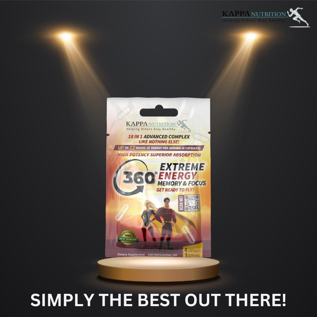 360 Extreme Energy, Memory & Focus (1 Display 20 Sachets (4 Capsules ea) - dailyvitalstore