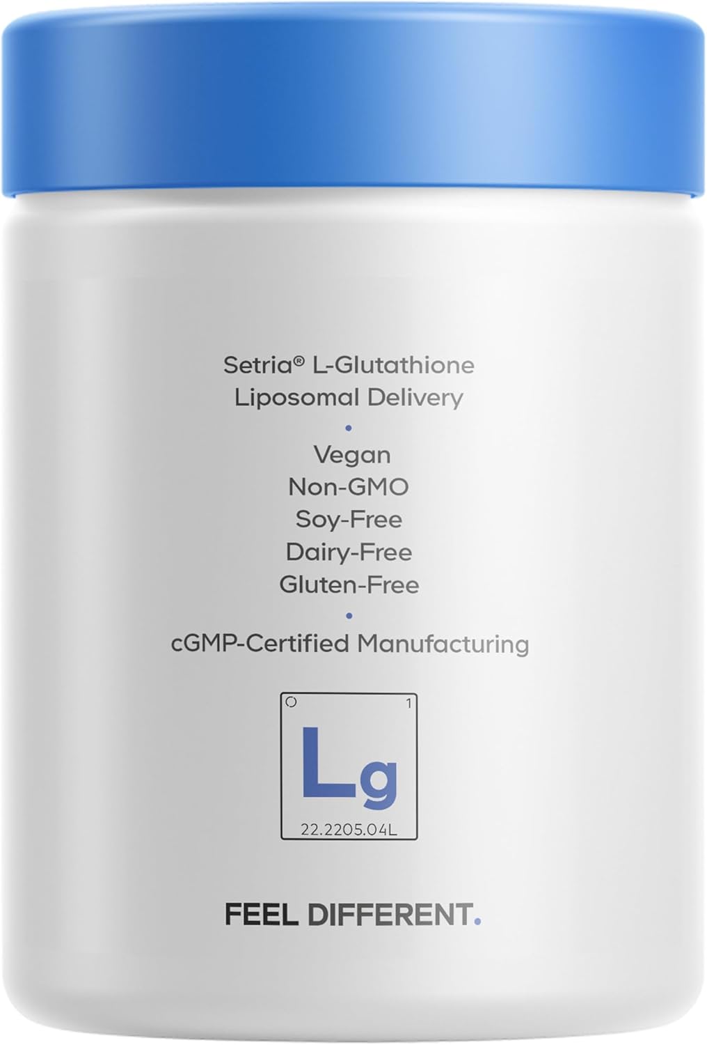 Codeage Liposomal Glutathione Supplement - Pure Reduced Setria L-Glutathione, Liposomal Delivery, Phospholipid Complex - Encapsulated Glutathione Powder Pills - Vegan, Non-GMO - 60 Capsules