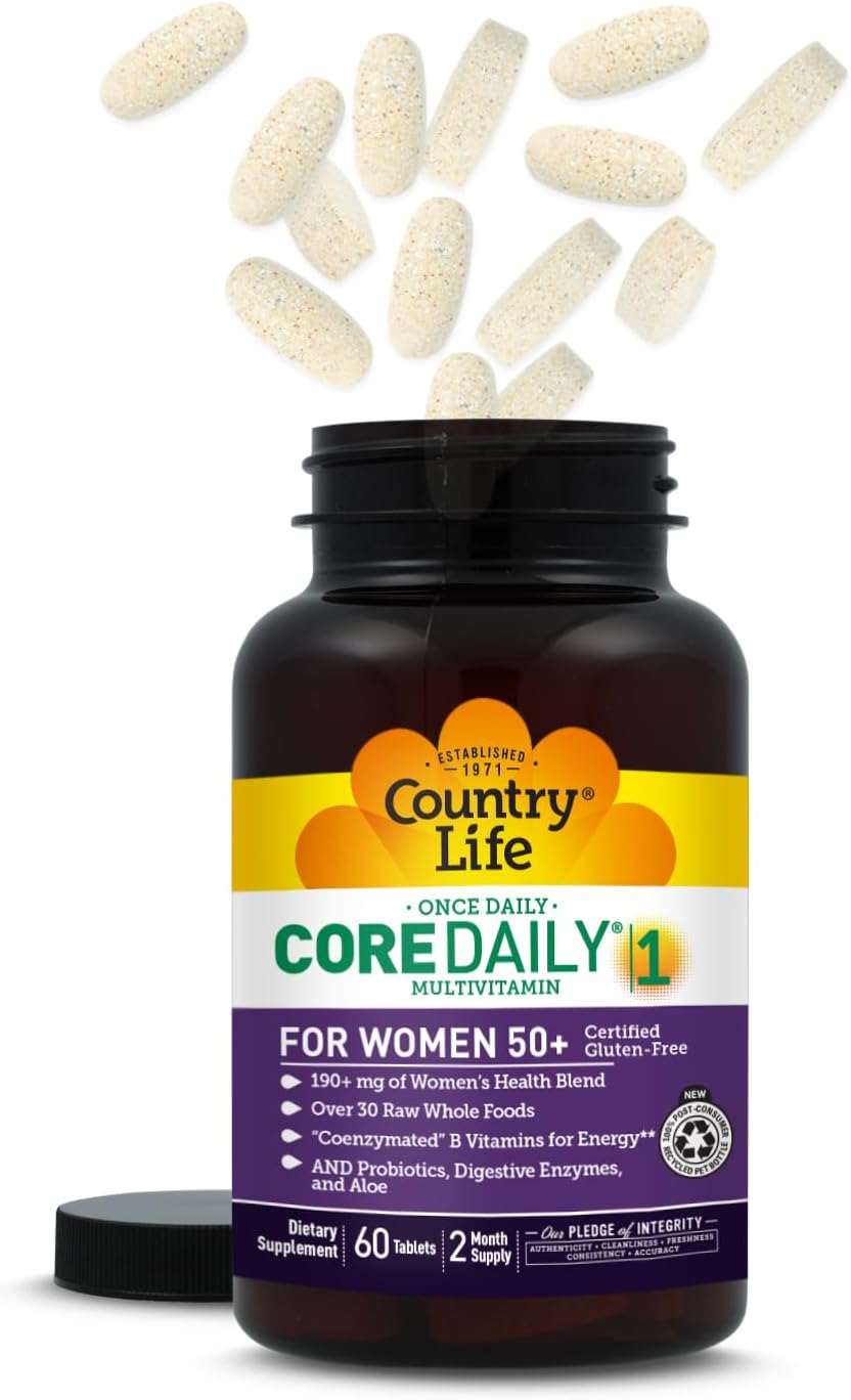 Country Life Core Daily-1 Women 50+ Multivitamin, 60 Tablets