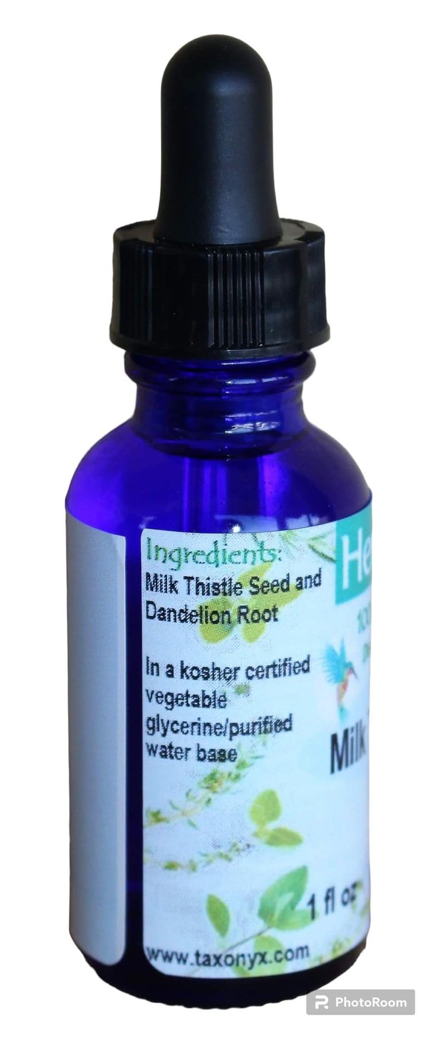 Taxonyx Science Inc Milk Thistle/Dandelion for Birds - Herbal Bird RX (1 fl oz)