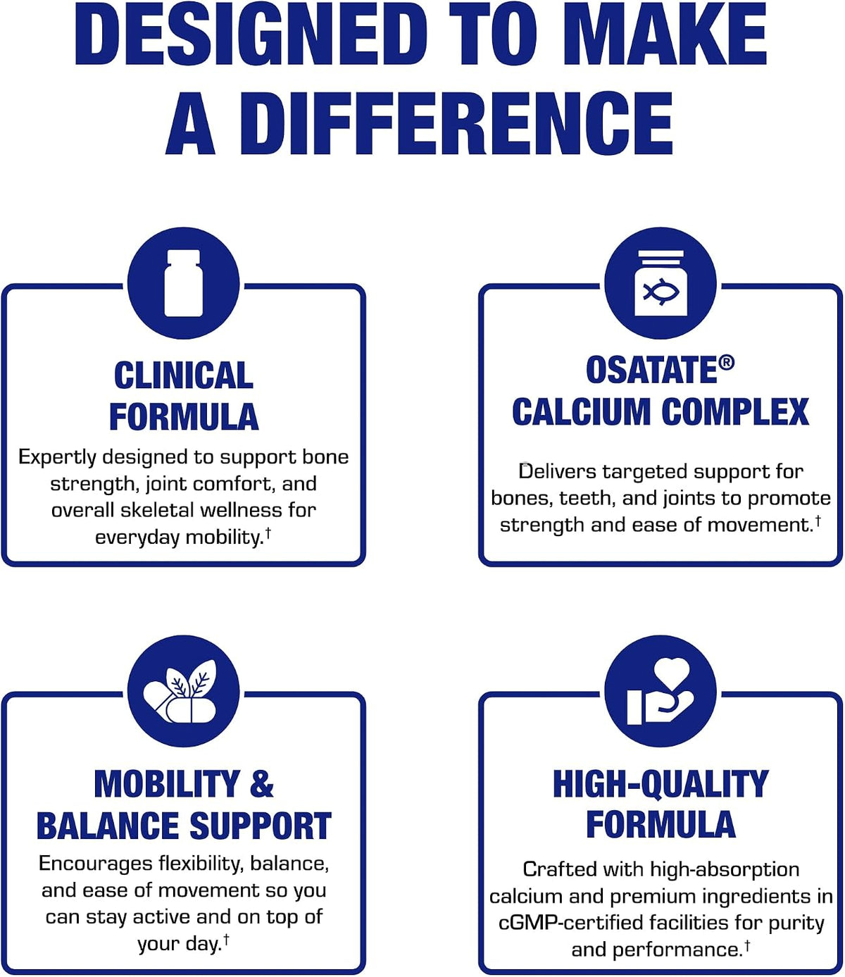 Remineralizing Calcium Hydroxyapatite Supplement - Clinical Formula Osteo Bone Health Supplement for Women & Men with Bioavailable Calcium Phosphate MHCC Complex for Density & Strength - 100 Servings