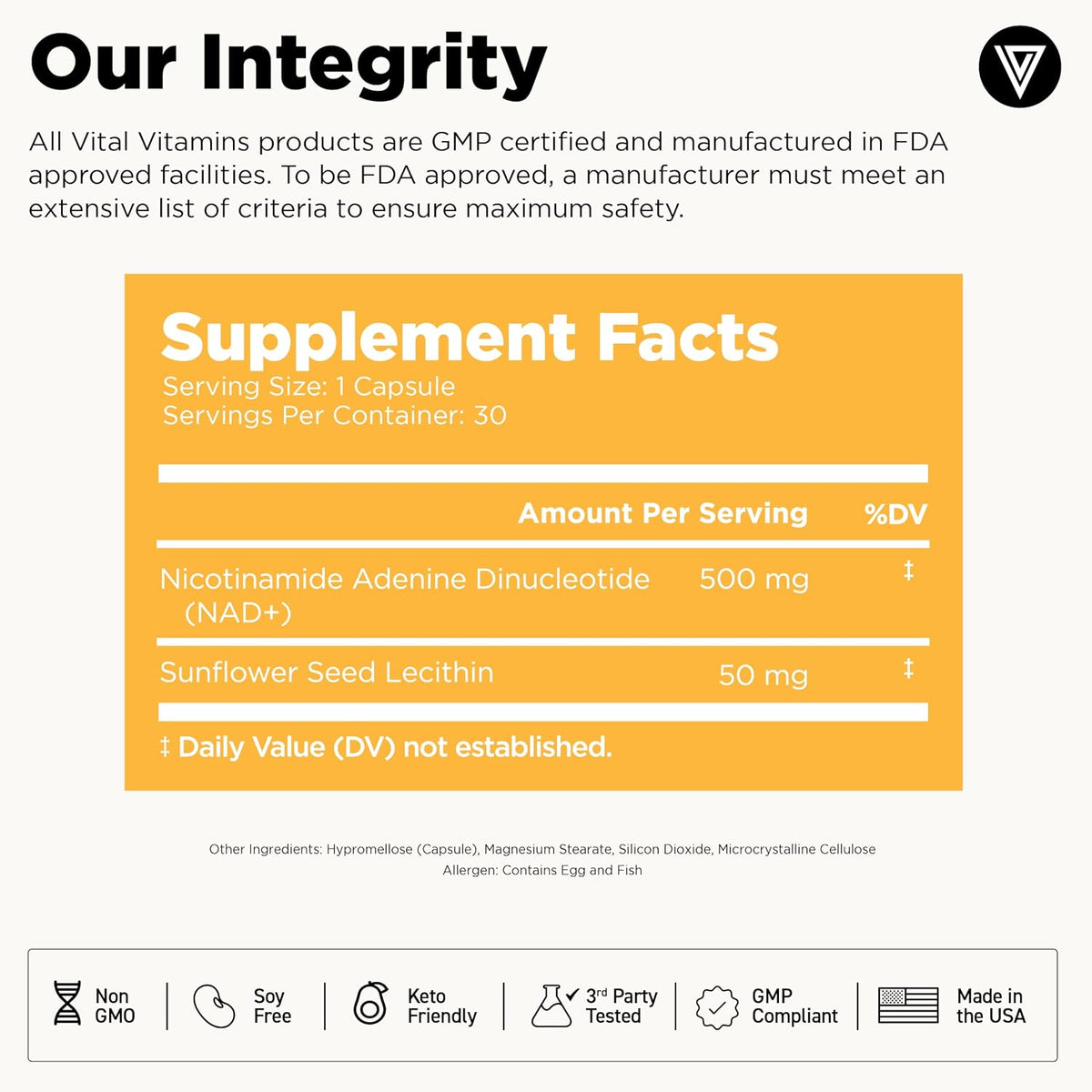 Vital Vitamins Multi Collagen Peptides Powder + NAD+ Supplement