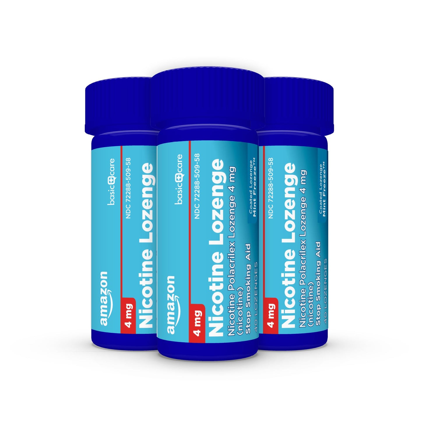 Amazon Basic Care Coated Ice Mint Nicotine Polacrilex Lozenges, 4 mg, Stop Smoking Aid, 120 Count Amazon Basic Care buy supplements Au