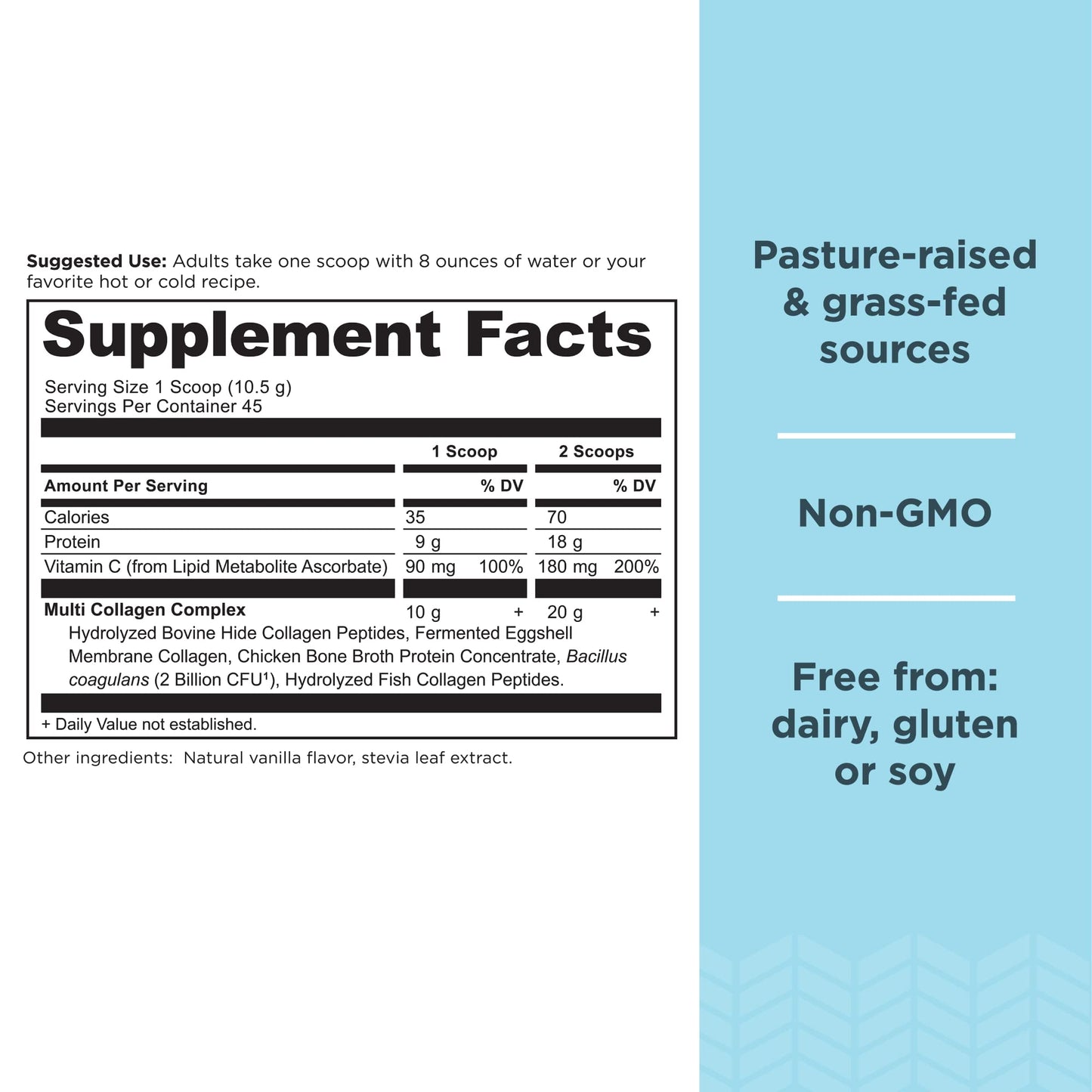 Ancient Nutrition Collagen Peptides Powder, Multi Collagen Protein, Women & Men, Vitamin C, Probiotics, Hydrolyzed Collagen, Supports Skin, Joints, Gut Health, Vanilla, 45 Servings Ancient Nutrition buy supplements Au