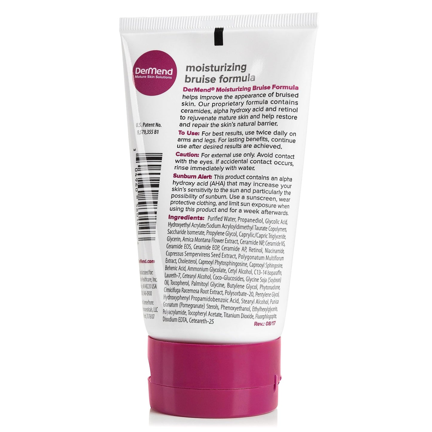 Dermend Arnica Bruise Cream with Vitamin K - Moisturizer for Bruising on Arms, Legs & Hands - 4.5 Oz