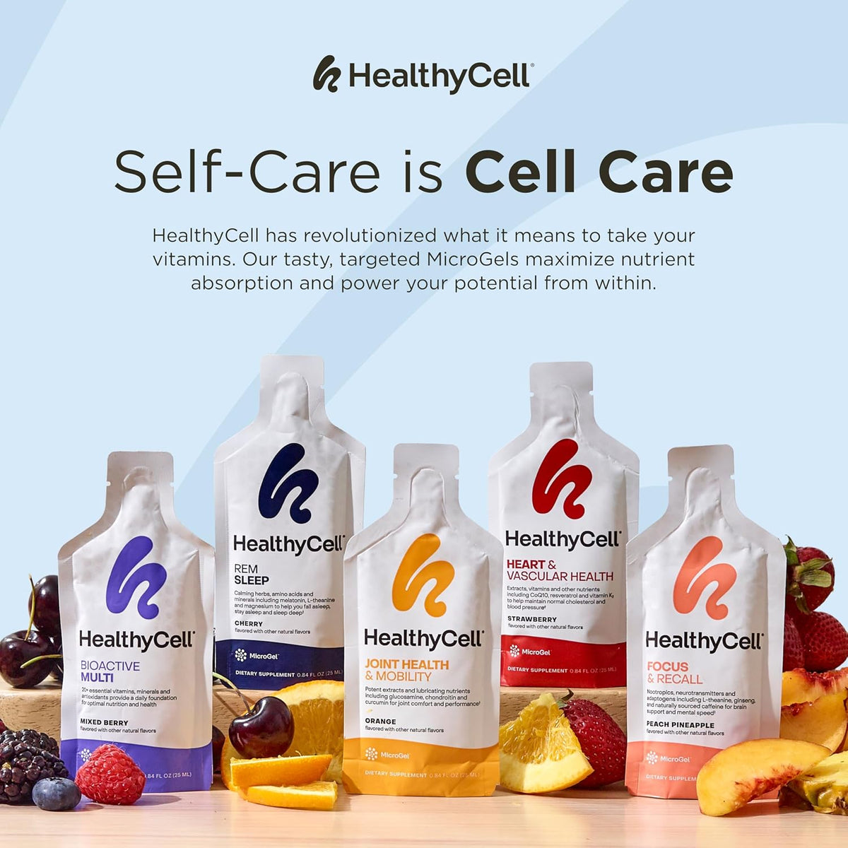 Healthycell Telomere Length + AC-11 | Anti-Aging & DNA Repair Supplement | Telomere Length + AC-11 DNA Repair Supplements - Advanced Anti-Aging & Cellular Health Support for Longevity