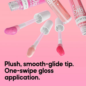 Almay Gleam Big™ Lip Serum, Hydrating and Moisturizing, Hypoallergenic Lip Gloss, Non-Sticky, 100 Positively Pink, 0.13 fl oz - dailyvitalstore