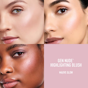 bareMinerals Gen Nude Highlighting Blush, Mauve Glow, Vegan, Cruelty-Free & Dermatologist-Tested - dailyvitalstore