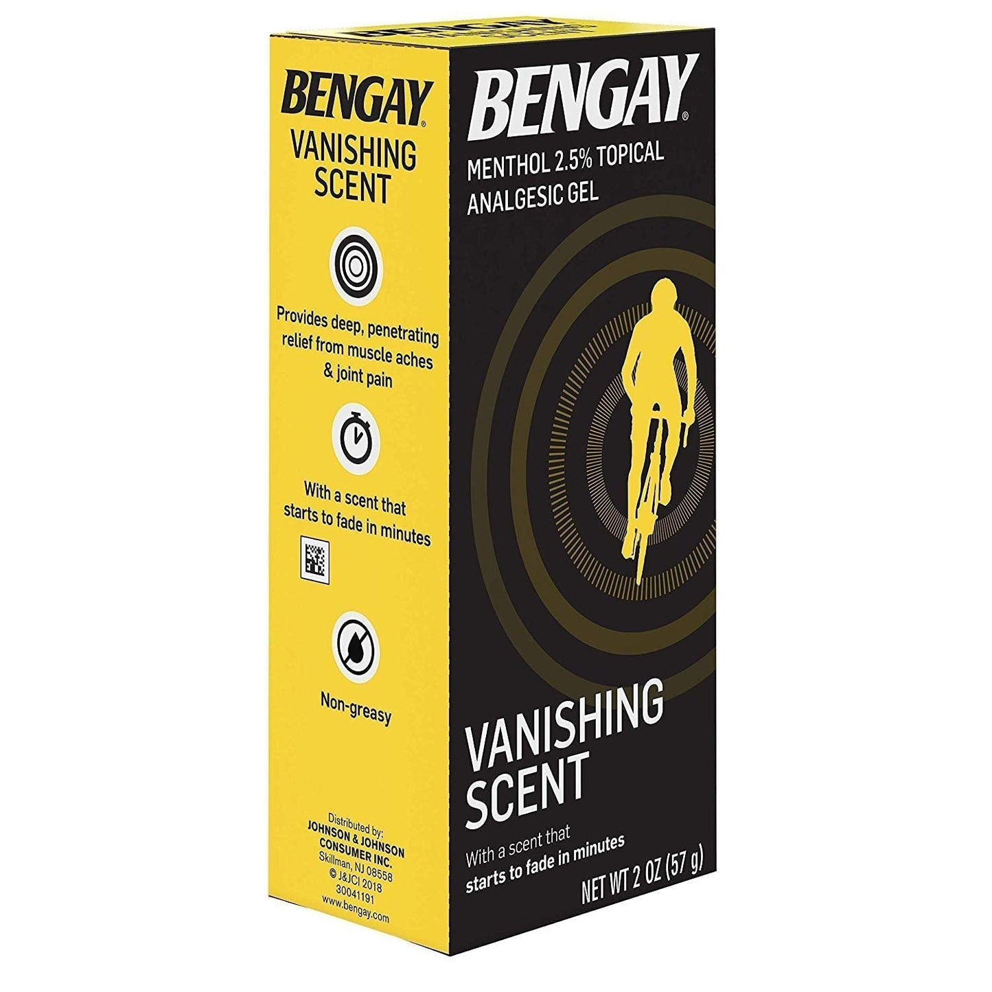 Bengay Menthol 2.5% Topical Analgesic Gel Vanishing Scent 2oz - dailyvitalstore