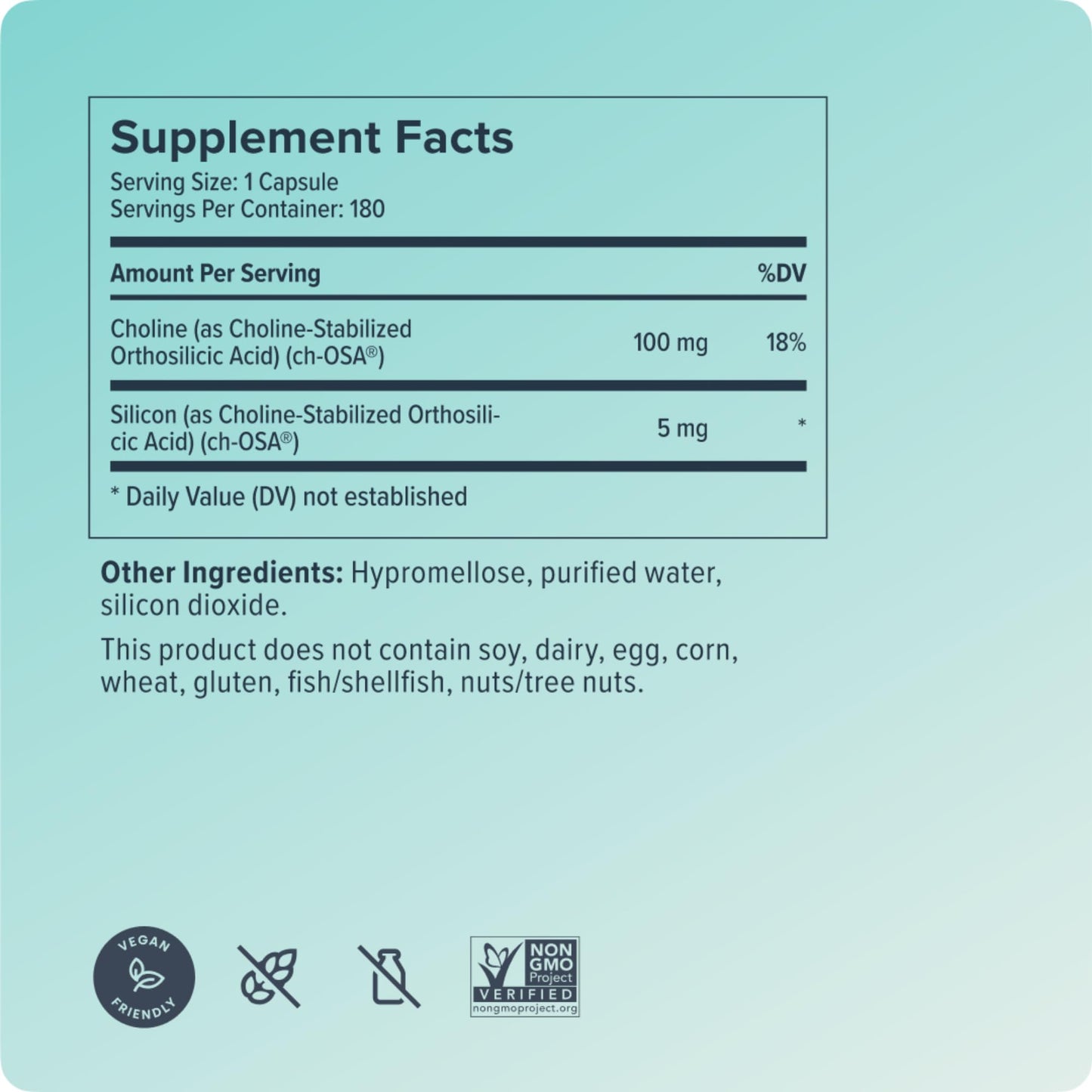 Biosil Collagen Booster Supplement - 180 Vegan Capsules - Patented ch-OSA Activator for Skin, Hair, Nails & Joints - Supports Natural Production - 90-Day Supply - dailyvitalstore