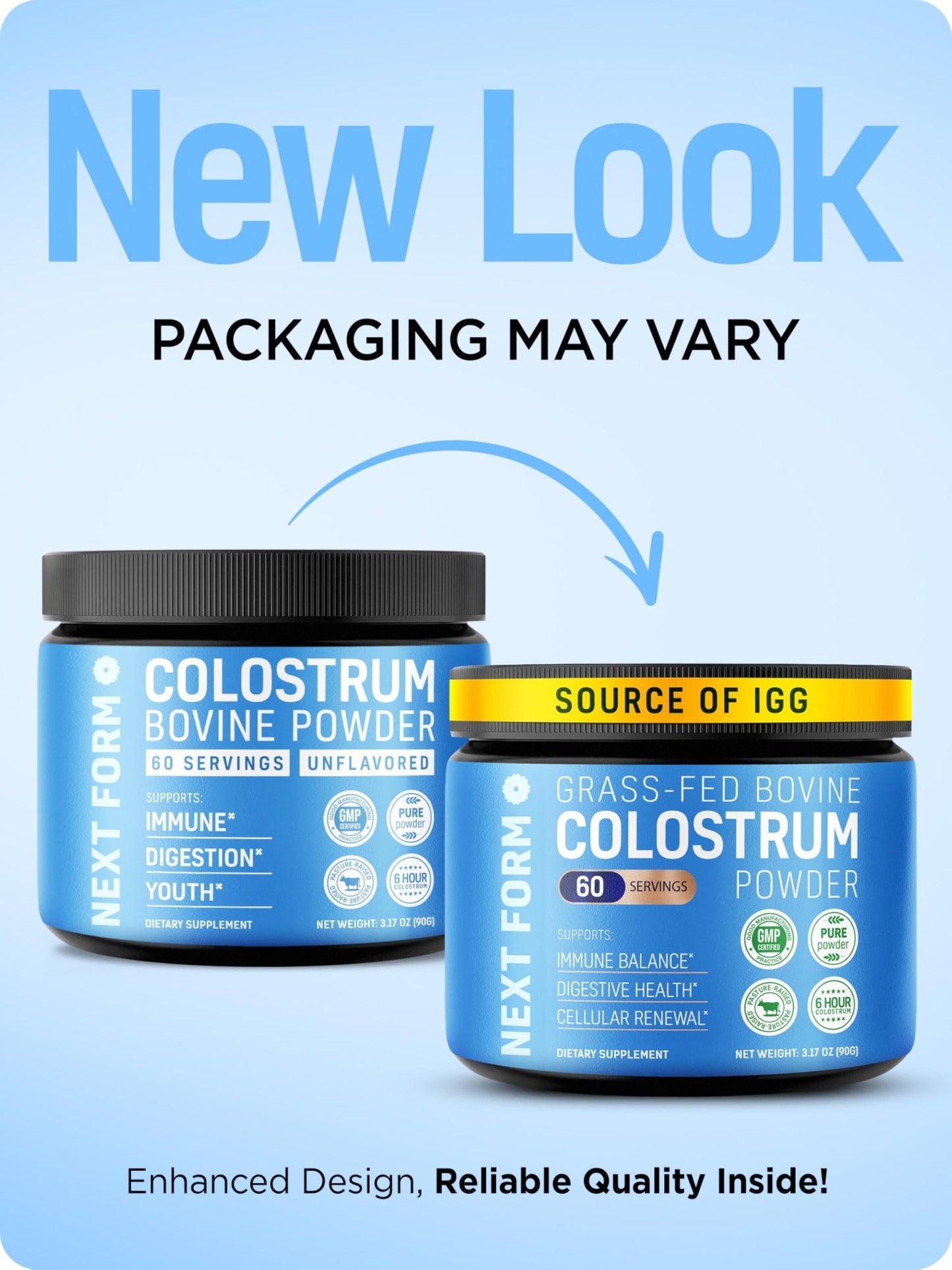 Bovine Colostrum Powder for Women &Men Source of IgG & IgA Grass-Fed, Pure Bovine Colostrum for Gut Health, Immune Support, Muscle Recovery & Wellness, Unflavored - dailyvitalstore