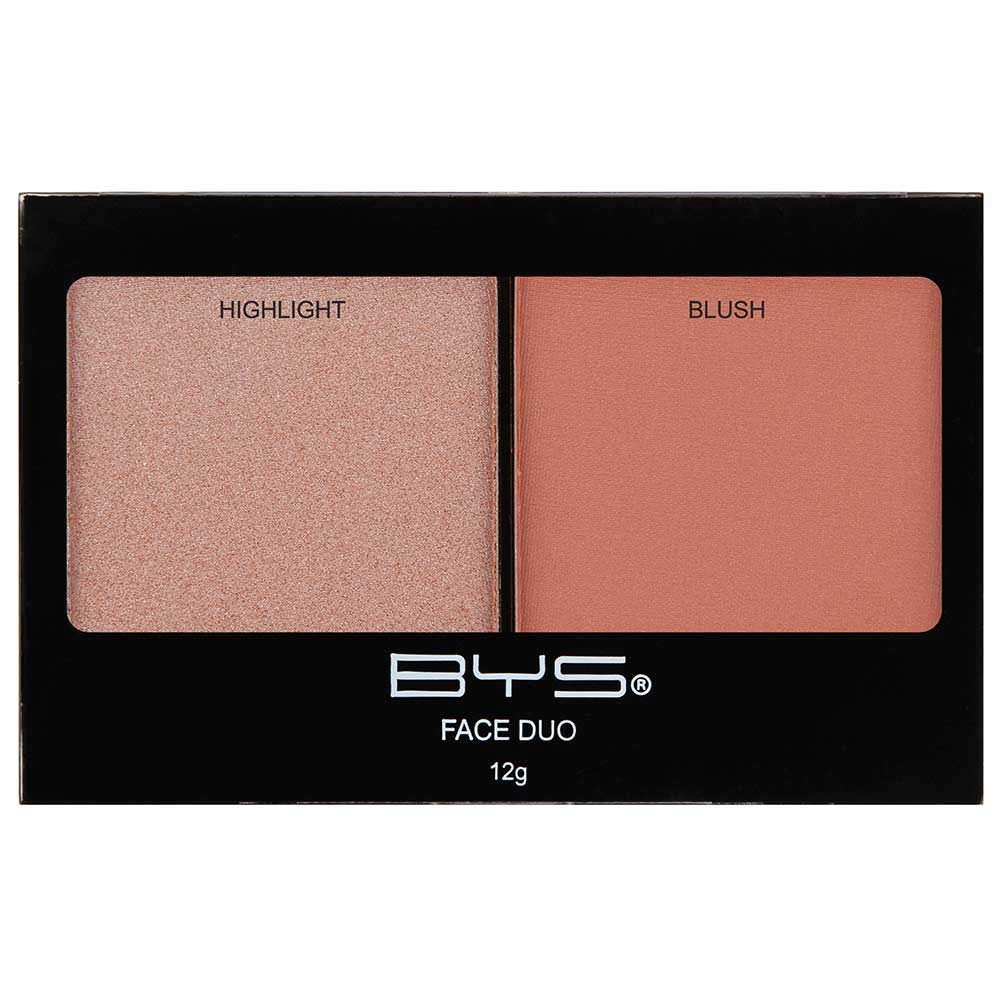 BYS Face Duo - Highlight and Blush Palette - dailyvitalstore