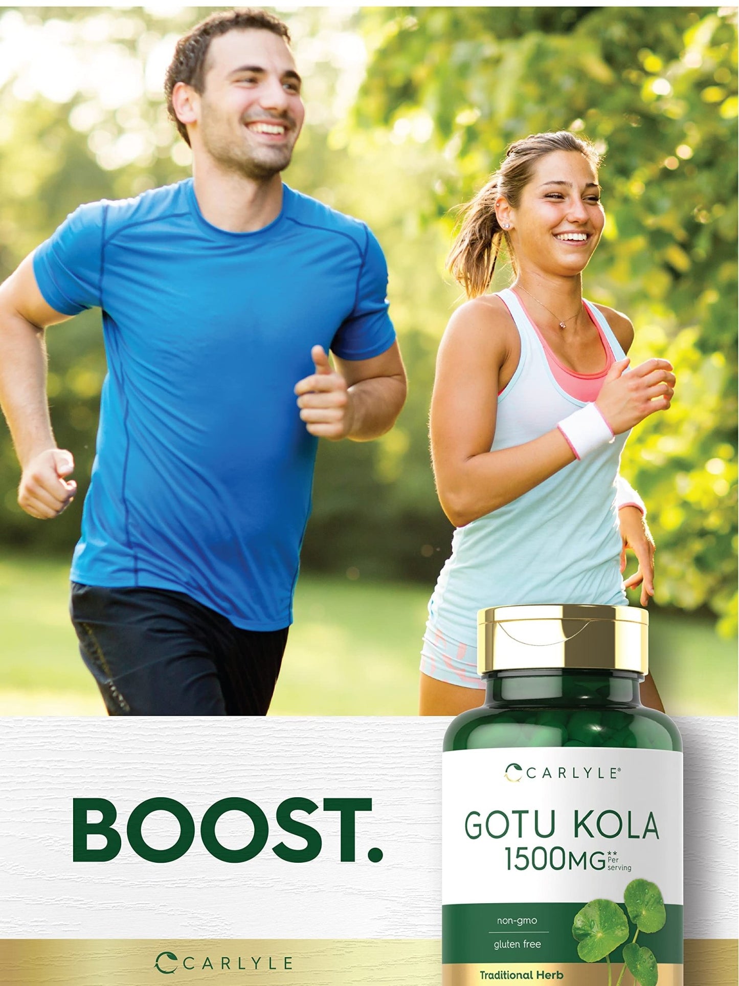 Carlyle Gotu Kola Capsules | 180 Count | Non-GMO, Gluten Free | Traditional Herb Extract - dailyvitalstore