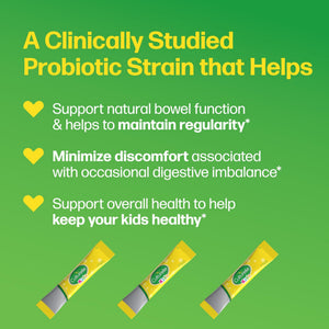 Culturelle Kids Probiotic + Fiber Packets (Ages 3+) - 24 Count - Digestive Health & Immune Support - Helps Restore Regularity (Packaging may vary) - dailyvitalstore