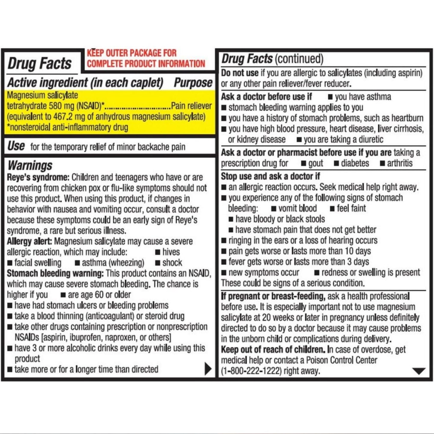 Doans Extra Strength Pain Reliever 24 Count (Pack of 4) - dailyvitalstore