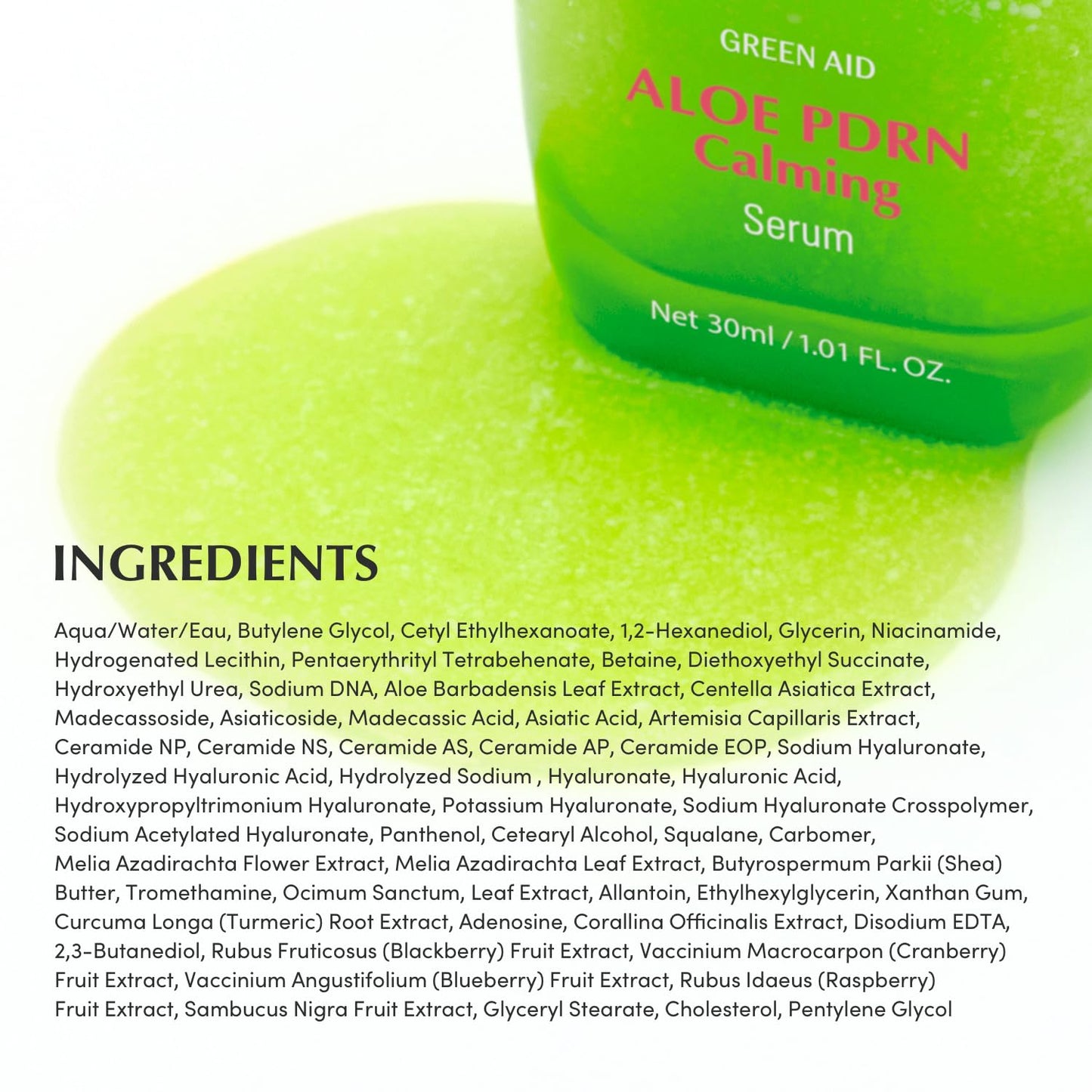 EQQUALBERRY Aloe PDRN Calming Smoothie Serum – Soothing Korean Skin Care for Sensitive Skin, Cica & Aloe for Repair, Hydrating & Radiant Glow - dailyvitalstore