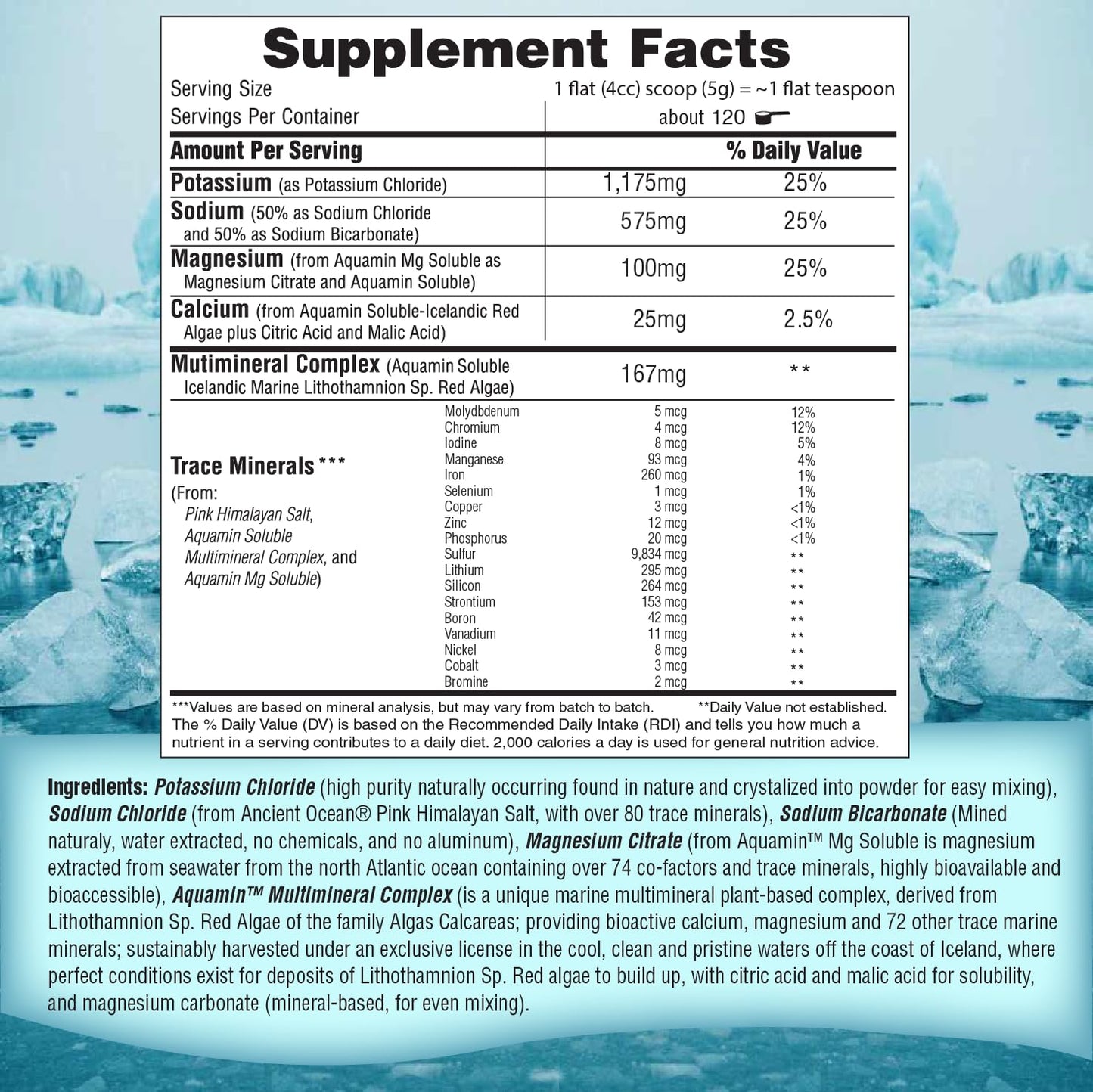 Fast Lyte Fasting Electrolyte Supplement Powder | No Sugar Unflavored Raw Electrolytes | 25% RDI Magnesium and Potassium with Trace Minerals | Carnivore & Keto Friendly - dailyvitalstore