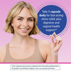 Florastor Probiotics for Women, Digest and De-Stress, Probiotics for Digestive Health, Vaginal Probiotic, and L-Theanine for Mind and Body Wellness, 60 Capsules - dailyvitalstore