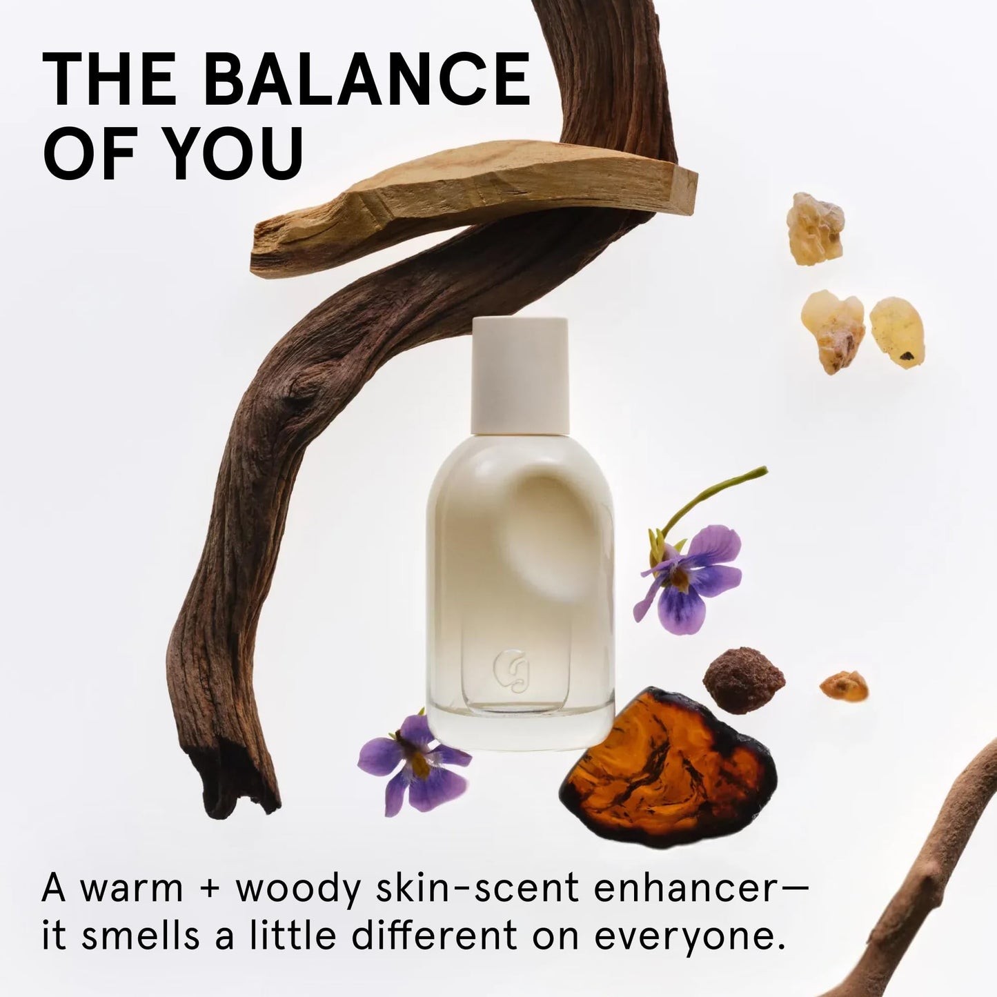 Glossier You Doux Eau de Parfum - Unisex Fragrance for Men & Women, Skin-Scent Enhancer Smells Different on Everyone - Earthy Woody Perfume with Sweet Violet, Palo Santo & Ambrox Base Notes, 100ml - dailyvitalstore