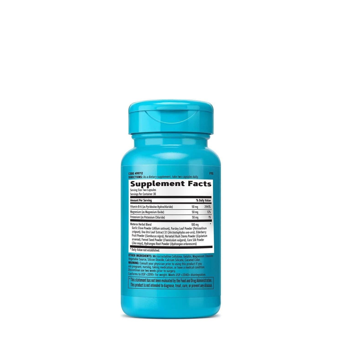 GNC Total Lean Waterex, Helps Regulate Water Balance, Enhanced with Vital Electrolytes, 60 Capsules - dailyvitalstore