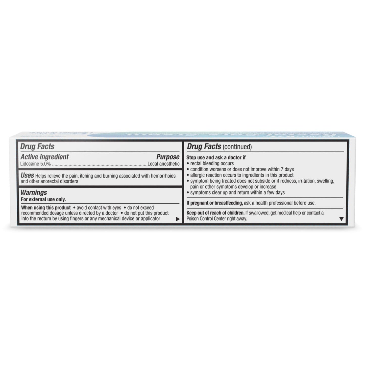 HealthA2Z® Rectal Care Cream | Lidocaine 5% / Local Anesthetic | 28g Tube | Topical Numbing Cream & Other Anorectal Disorders | Relieves Pain, Itching & Burning - dailyvitalstore