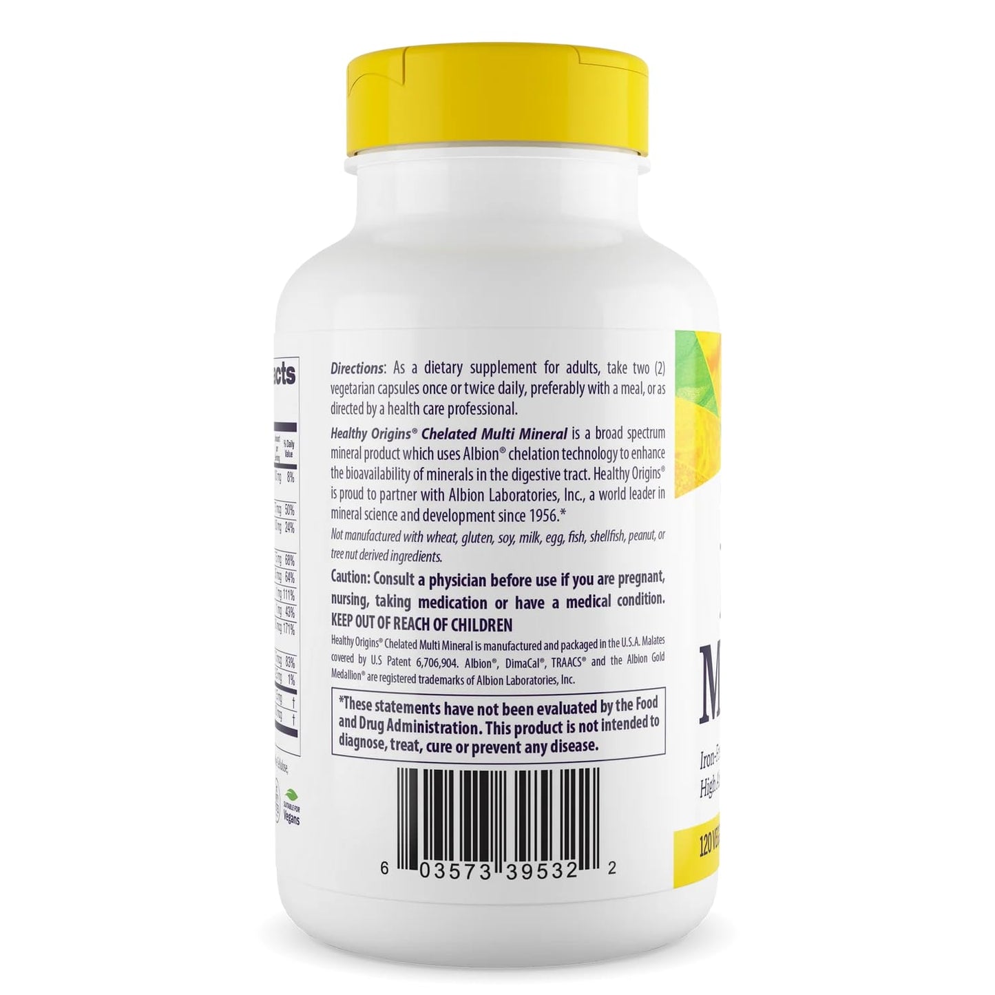 Healthy Origins Chelated Multi Mineral (Albion Minerals, Bioavailable, Non-GMO, Gluten Free), 240 Veggie Caps - dailyvitalstore