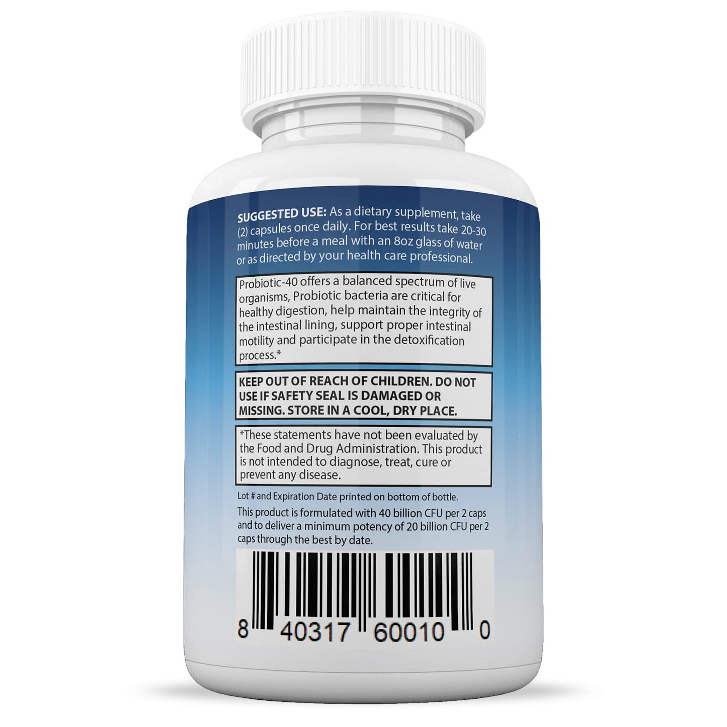 Justified Laboratories (3 Pack) Fungus Defend Max Pills 40 Billion CFU Probiotic 180 Capsules - dailyvitalstore