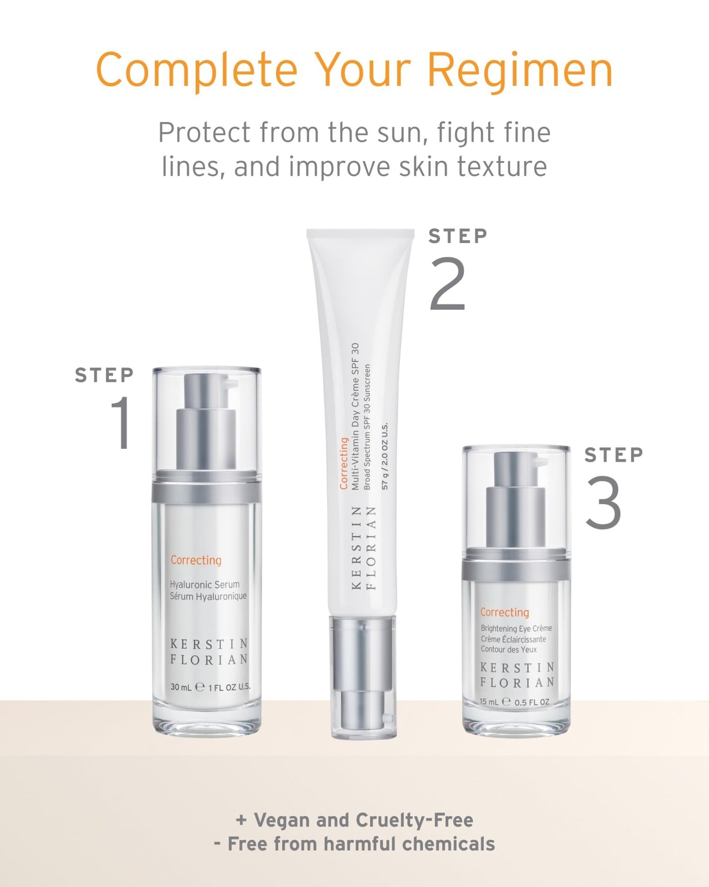 Kerstin Florian Hyaluronic Acid Serum | Moisturizing Anti-Aging Serum for Hydration & Plumpness | Paraben-Free | 1 fl oz - dailyvitalstore
