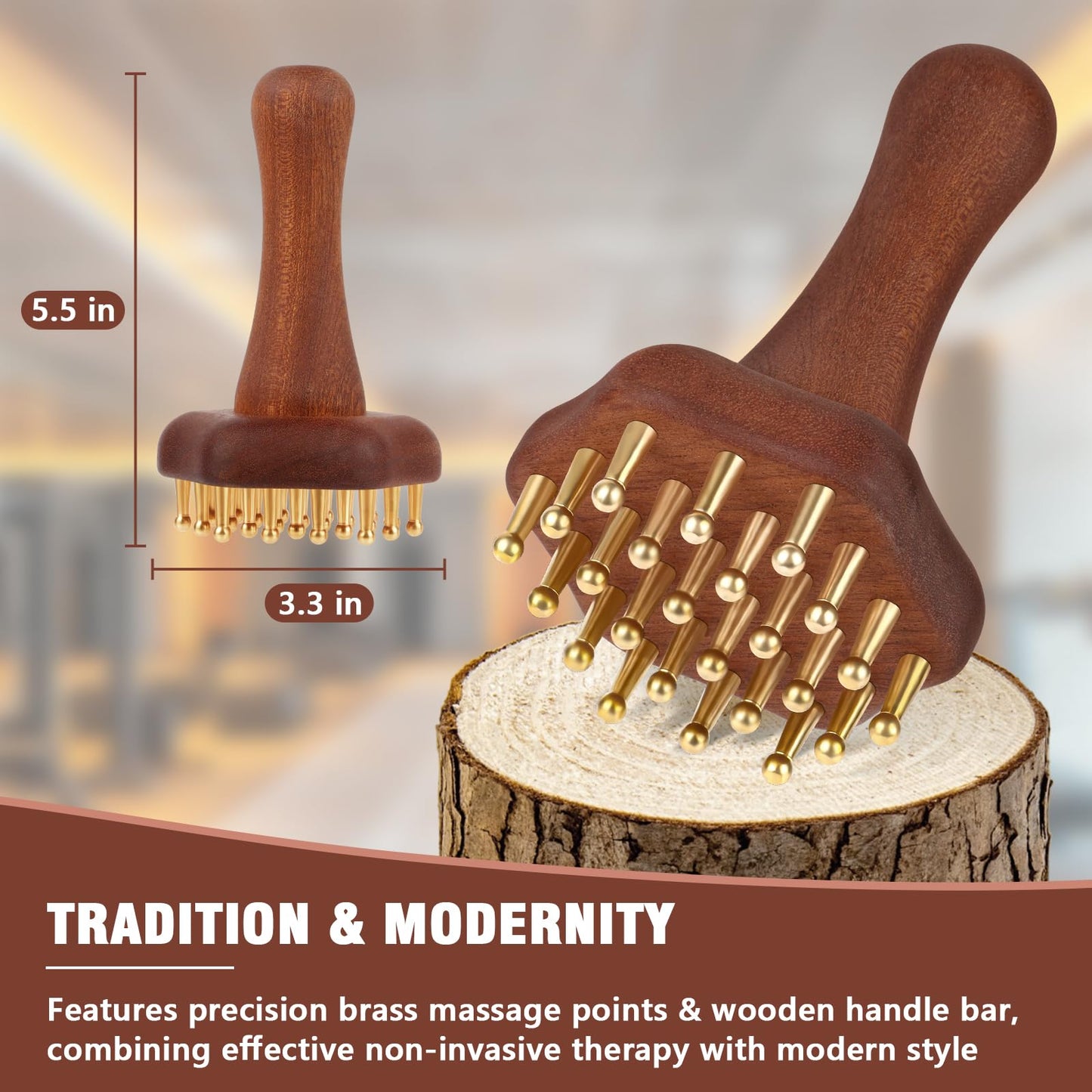 KintKita Wood Therapy Massage Tools,Lymphatic Drainage Massager Helps Reduce Cellulite for Belly Arms & Legs, Anti Cellulite Massager Body Sculpting Tools for Body Contouring & Muscle Relief - dailyvitalstore