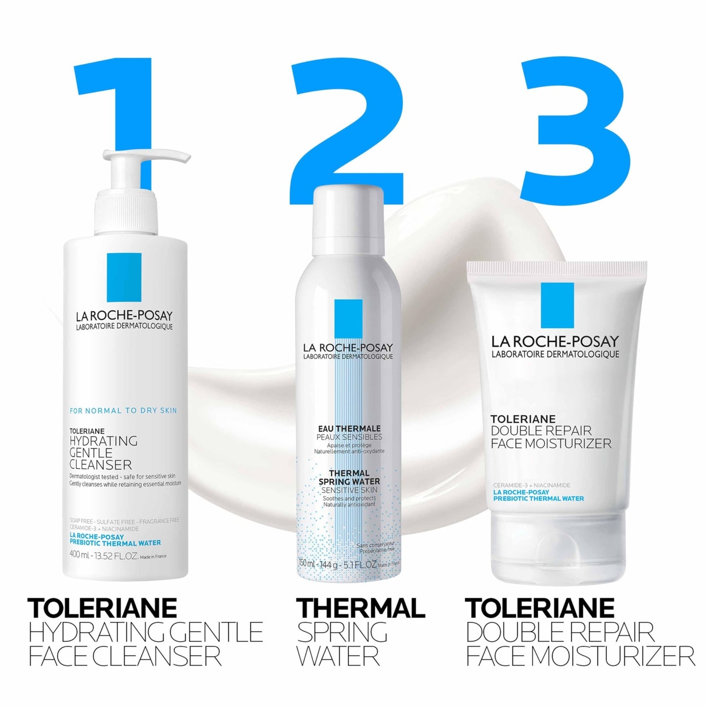 La Roche-Posay Toleriane Double Repair Face Moisturizer,Daily Moisturizer Face Cream with Ceramide and Niacinamide for All Skin Types, - dailyvitalstore