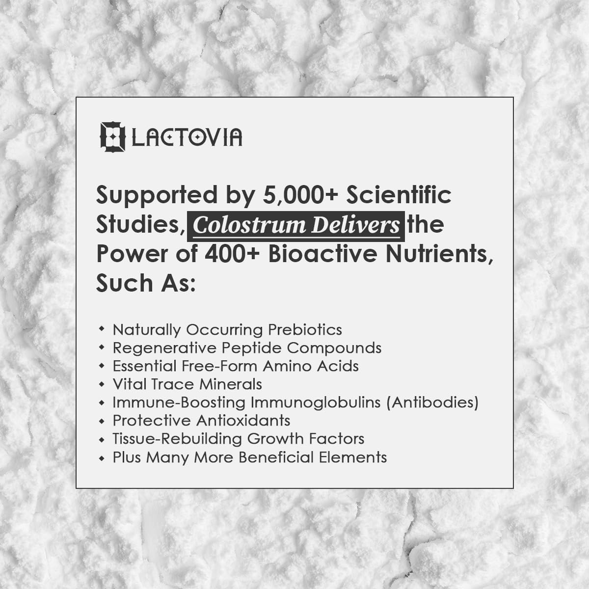 LACTOVIA Bovine Colostrum Powder | Grass-Fed Organic Colostrum Supplement | Gut & Immune Health Support | Raw, Unflavored | Keto, Gluten & Fat-Free | for Women & Men - dailyvitalstore