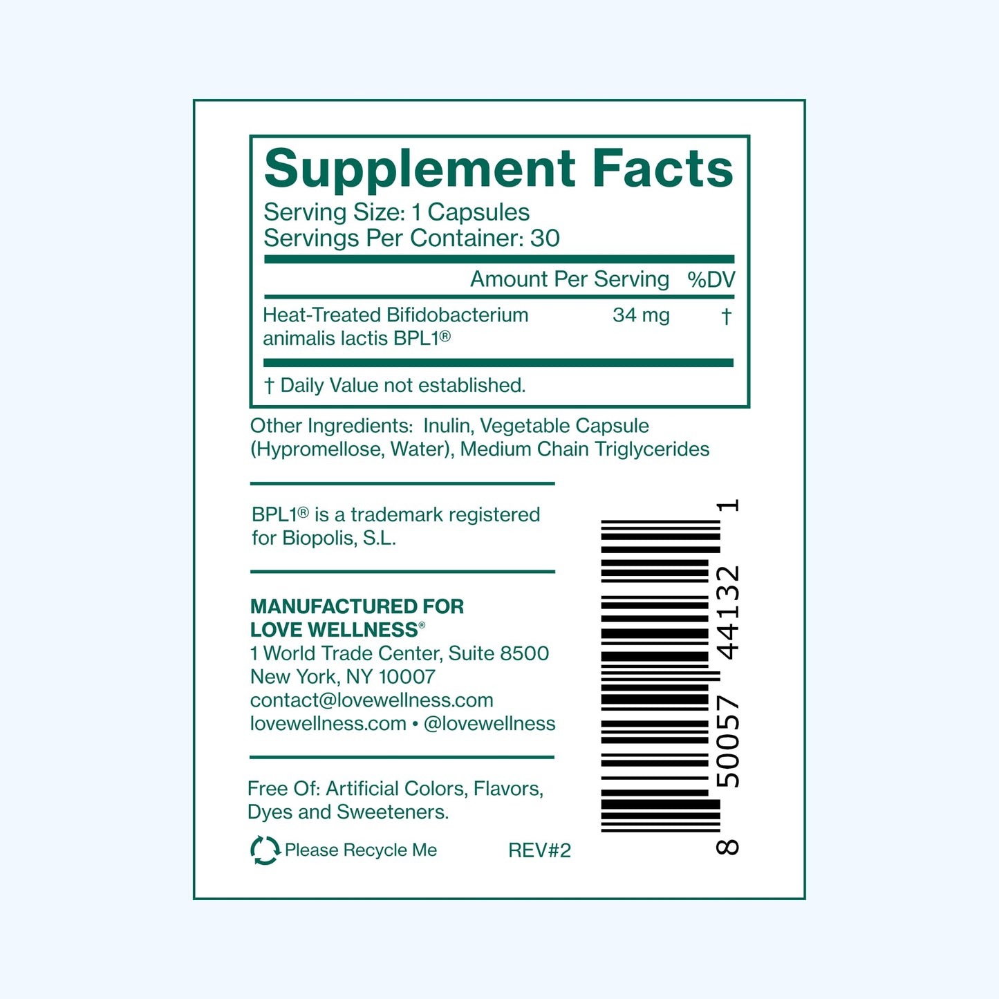 Love Wellness Hello Burn Activate | Support Visceral Fat Burn with HT BPL1 Postbiotic | Supports Healthy Waist Circumference, Longevity and Metabolic Wellness | 30 Count - dailyvitalstore