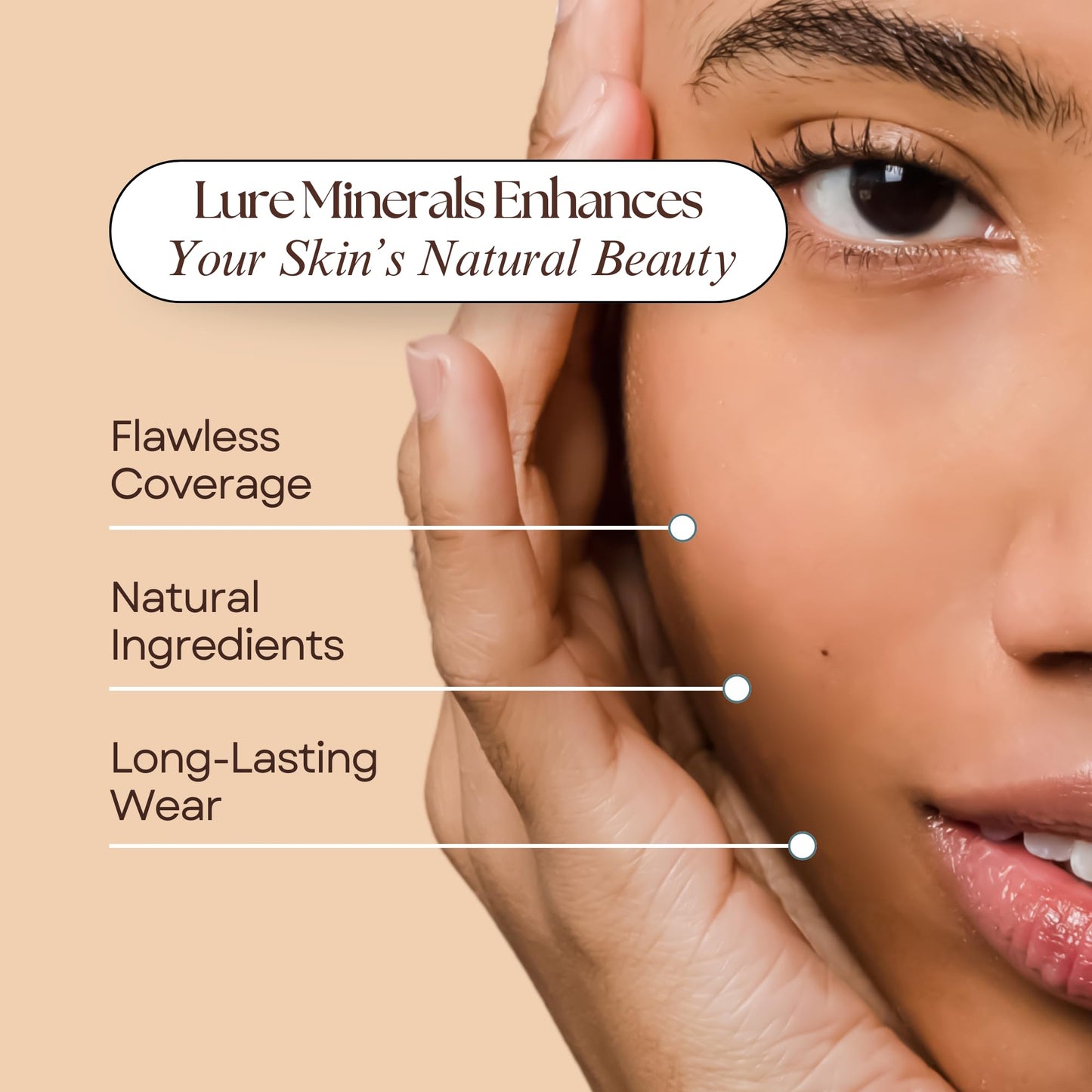 Lure Minerals Bronze warmth All over Face Bronzer (Compare to Bare Minerals) (Warmth) Large 1.oz Jar - dailyvitalstore