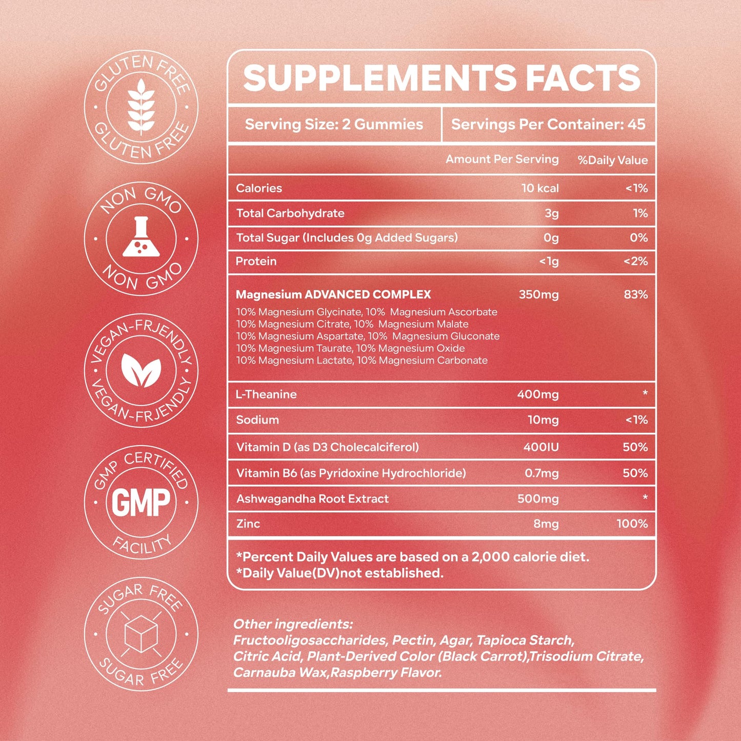 Magnesium Complex for Women Calm Magnesium Glycinate Gummies 400mg Individually Wrapped 16 in 1 90 Sugar-Free L-Threonate,Ashwagandha Root Extract,Vitamin B6,D3,Magnesium Supplement - dailyvitalstore