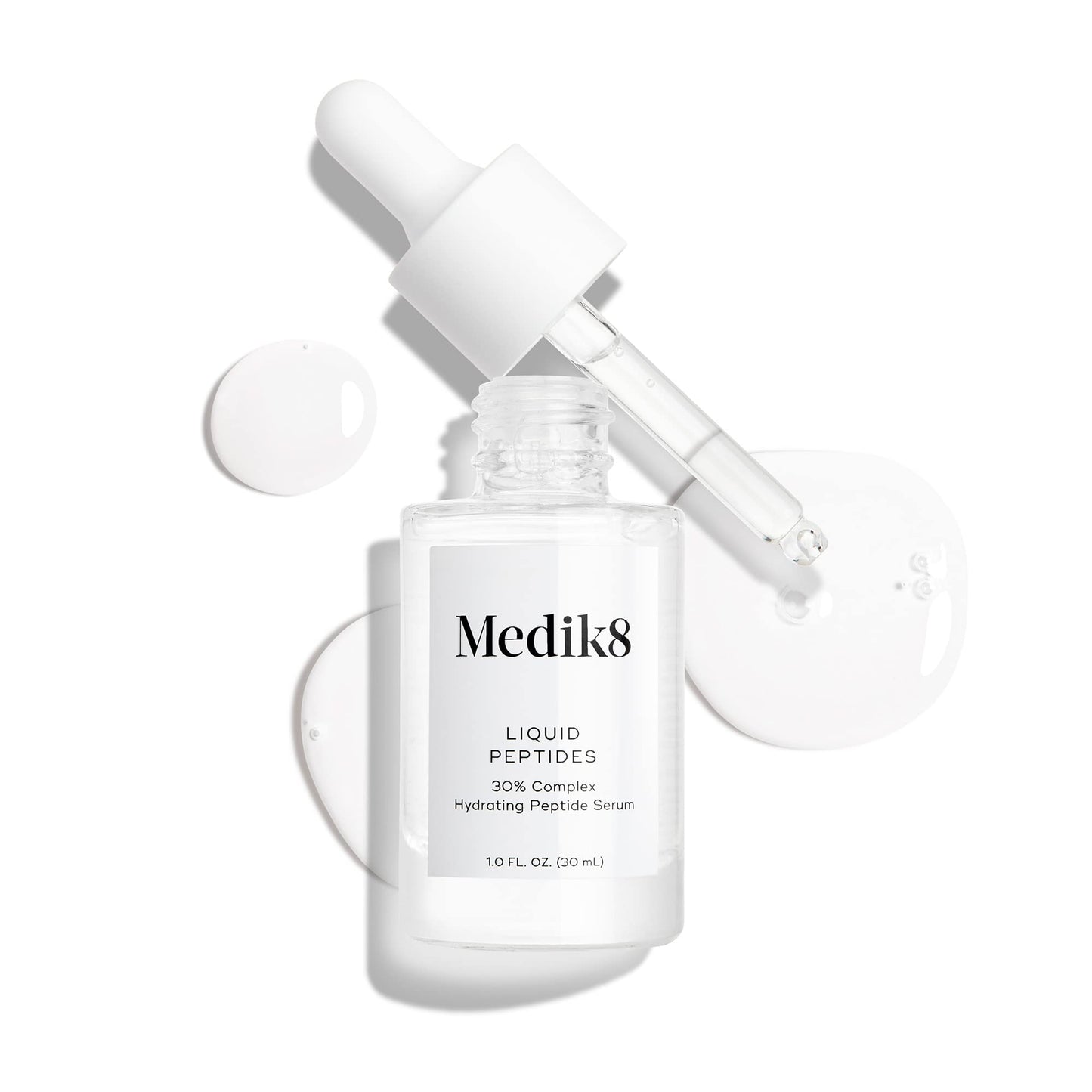 Medik8 Liquid Peptides - Multi Peptide Face Serum For Women and Men - Smooths Wrinkles and Fine Lines - Hydrating Serum - 1.0 oz - dailyvitalstore