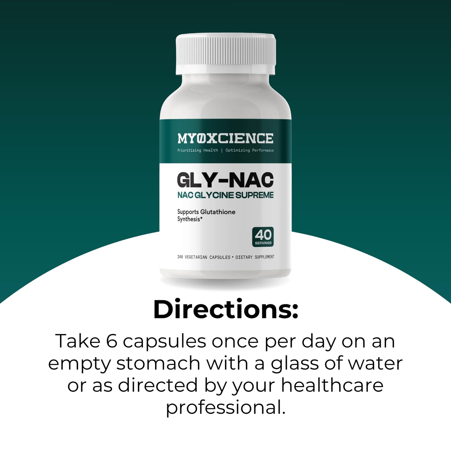 MYOXCIENCE NAC Supreme Capsules | 1.6 G N-Acetyl-L-Cysteine per Serving | 40 Servings - dailyvitalstore