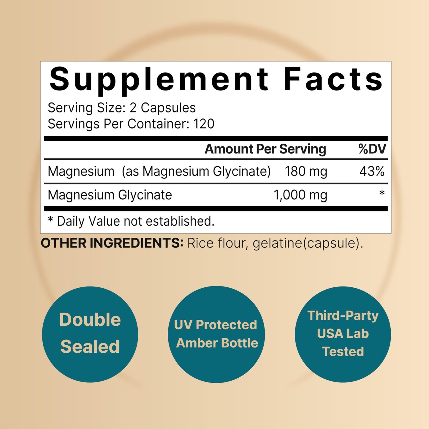 NatureBell Magnesium Glycinate 1,000mg, 240 Capsules | 500mg per Capsule | 100% Chelated & Purified | Sleep, Muscle & Nerve Support | Non-GMO, Gluten-Free - dailyvitalstore