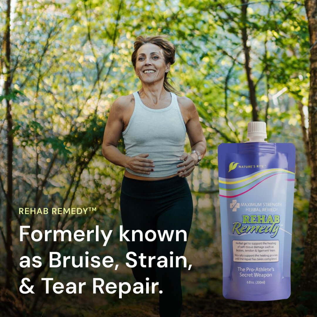 Nature's Rite Rehab Remedy Gel, 6.8 OZ (200ML), Soothing, Fast Acting, Non-Greasy Muscle Relief with Natural Ingredients - dailyvitalstore