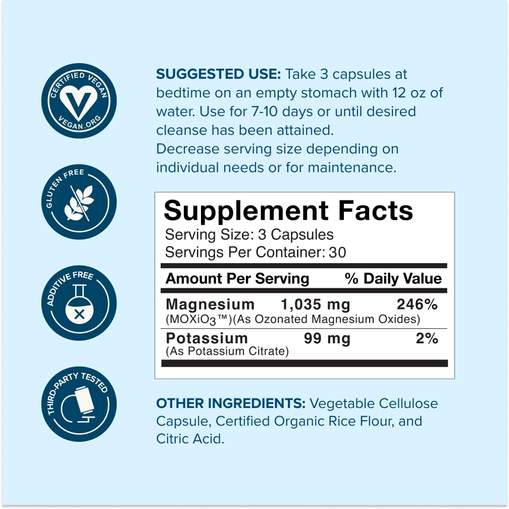 nbpure MagO7 - Natural Colon Cleanse & Detox | Occasional Constipation Relief, Stool Softening, & Bloating Support for Men & Women - dailyvitalstore