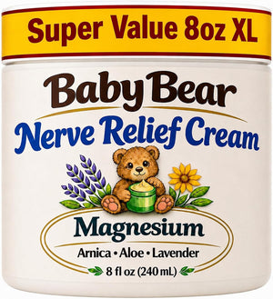 Nerve Relief Cream with Magnesium Chloride – Neuropathy Relief Cream for Feet, Hands, Legs, Toes & More – Fast-Absorbing, Non-Greasy Formula for Foot & Leg Comfort - dailyvitalstore
