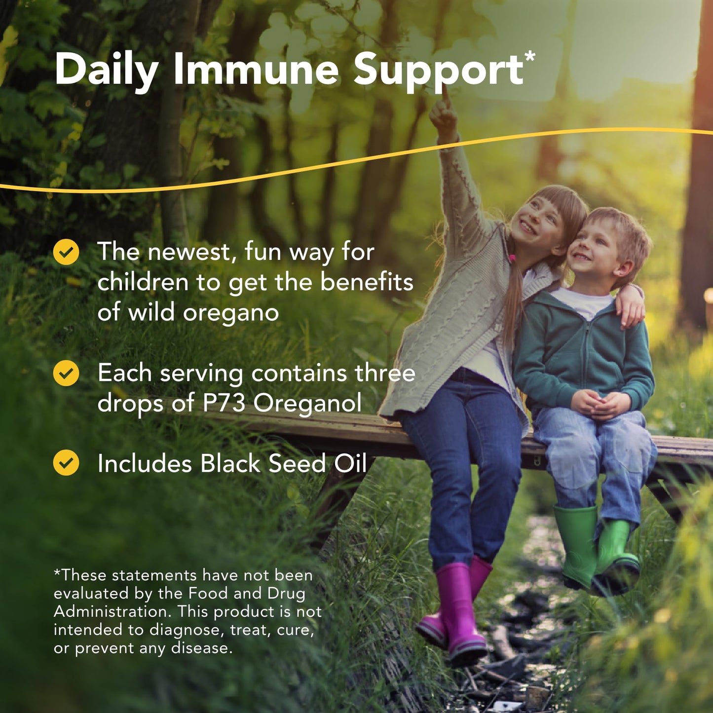 NORTH AMERICAN HERB & SPICE kid-e-kare Yummy Gummy Cherry Bears - 60 Real Cherry Gummies - Daily Immune Support for Children - With P73 Oreganol & Black Seed Oil - Non-GMO - 30 Servings - dailyvitalstore