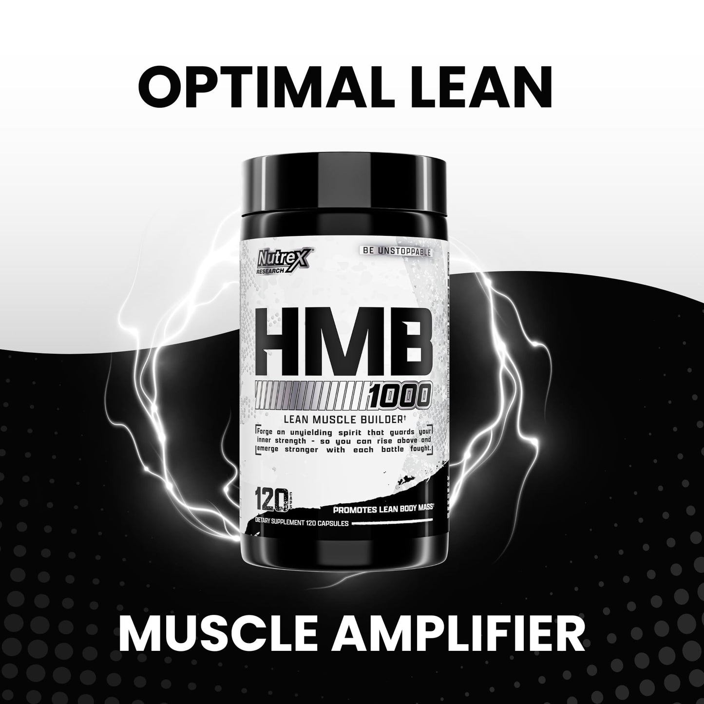Nutrex Research HMB 1000 MG | Supports Muscle Recovery, Reduce Skeletal Muscle Damage, Increased Strength, Prevent Muscle Loss | 120 Capsules - dailyvitalstore