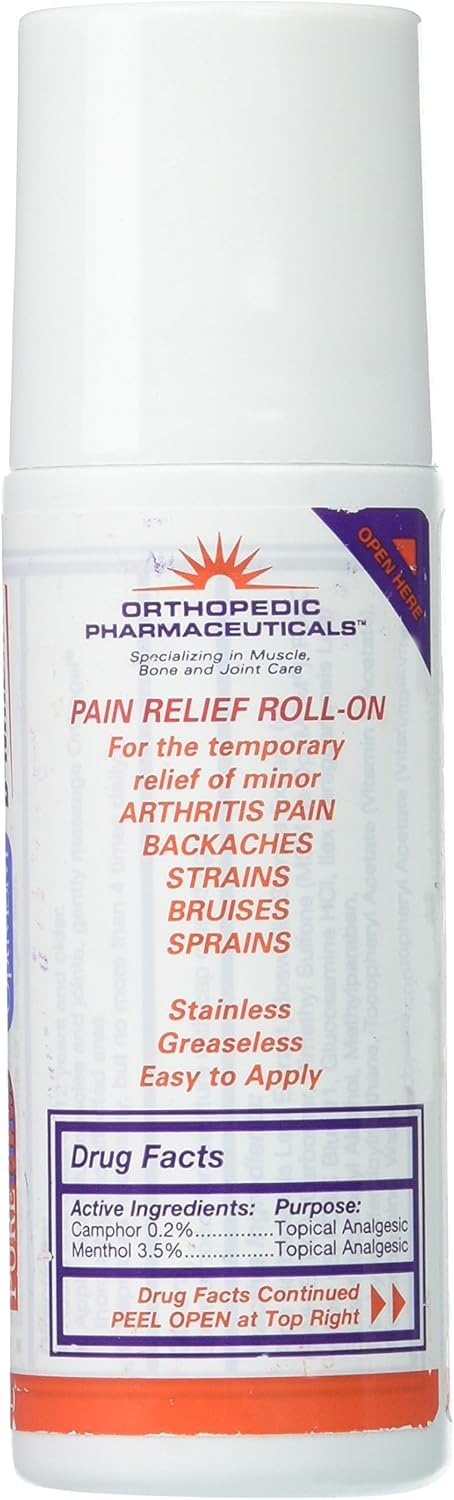 Orthogel Advanced Pain Relief Gel Roll On, 3 oz. - dailyvitalstore