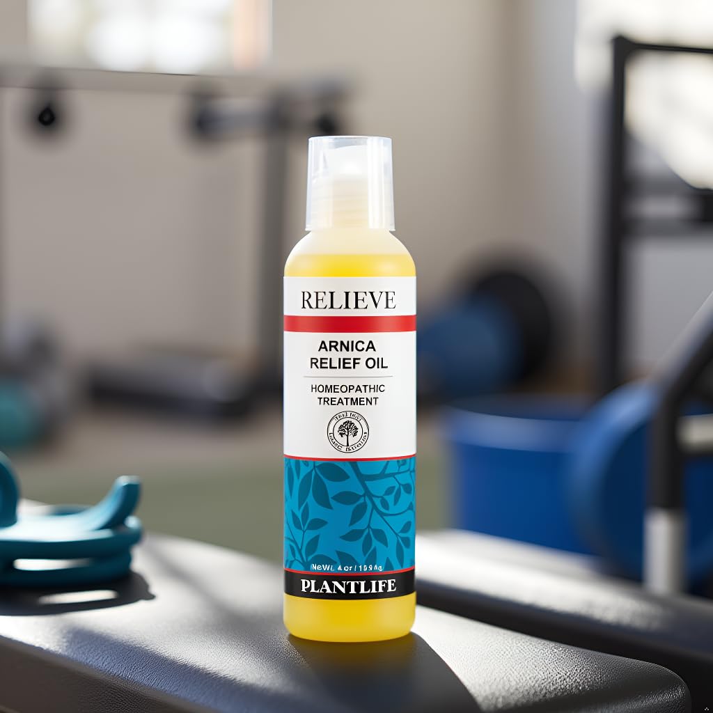 Plantlife Arnica Relieve Oil and Balm Bundle - Relieve Products are a Homeopathic Solution for Everyday Use - Works Quickly and Effectively - Made in California - dailyvitalstore