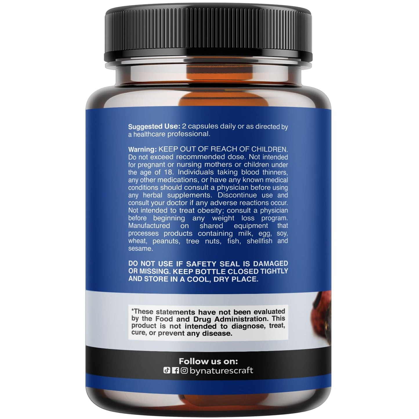 Potent Black Maca Root Capsules for Men - Herbal Wellness Supplement with Siberian Ginseng Ashwagandha and Black Maca Root - Men’s Wellness Supplement to Support General Health - 120 Count - dailyvitalstore