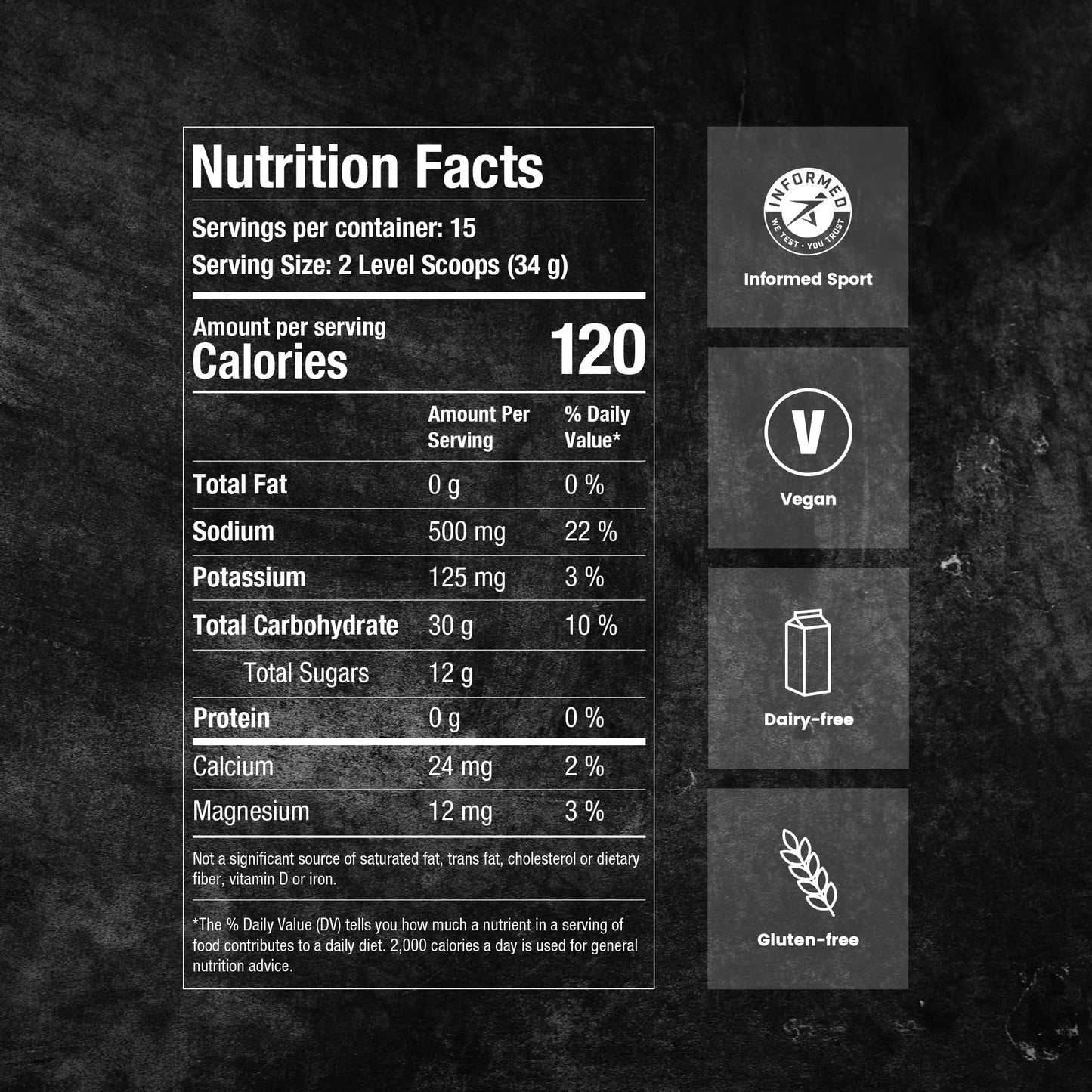 Precision Fuel PF60 Carb & Electrolyte Drink Mix Powder for Hydration & Energy - Endurance Sports Nutrition, Vegan, Hypotonic - 60g Carb, 1000mg Sodium per Litre - Mild Citrus Flavor, 1-Pack - dailyvitalstore