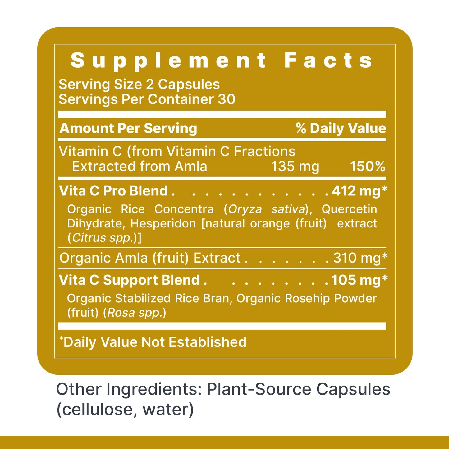 Premier Research Labs Vitamin C Supplement - Natural Vitamin C, Whole Food Vitamin C, Essential C Complex, Pure with Bioflavonoids & Organic Ingredients - 60 Vegetarian Capsules - dailyvitalstore