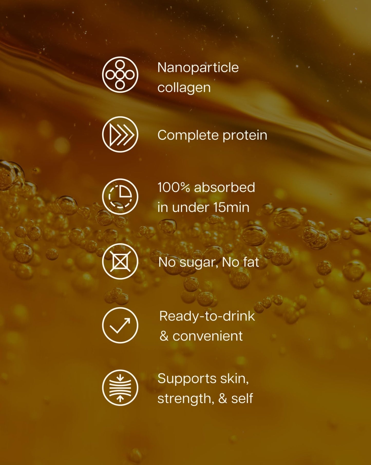 ProT Gold Liquid Collagen Protein Shot, Support for Hair, Nails and Skin, 17g, Nano Hydrolyzed & Grass Fed with Amino Acids, Sugar Free, Gluten Free, - dailyvitalstore