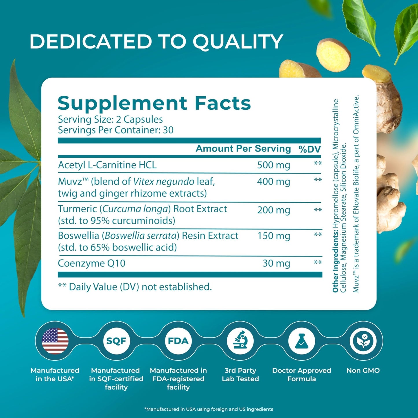 PUREHEALTH RESEARCH Comfortiq - Back Discomfort Supplement - Joint Health Support for Women & Men - with CoQ10, Turmeric, Acetyl L-Carnitine, Boswellia & More - 60 Capsules - dailyvitalstore